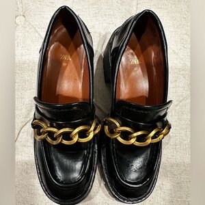 Zara Chunky Loafer with chain